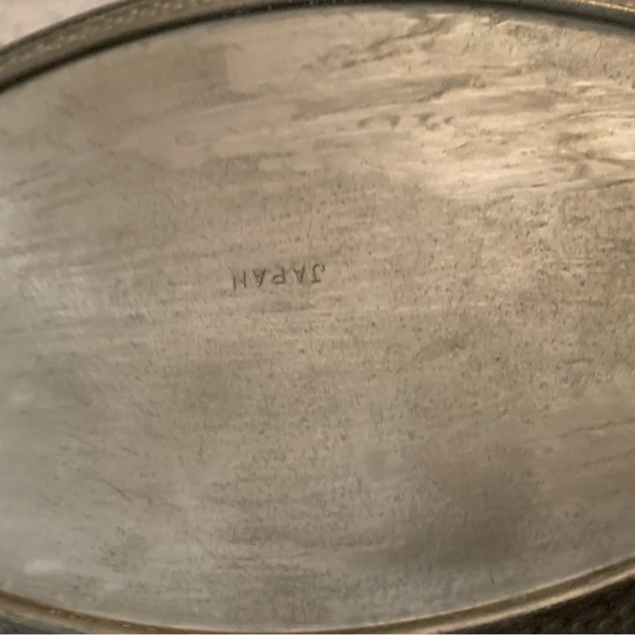 Steak plate with wooden platform ~ set of 4 - Picture 13 of 15